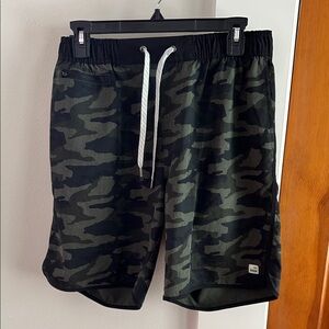 Vuori Green Camouflage Shorts
